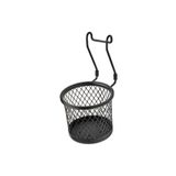 IKEA Hultarp Çatal Bıçaklık, Siyah 14x16 Cm, Tezgah Arası Metal Tel Sepet