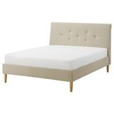 IKEA IDANAS çift kişilik karyola bej - 50588069