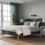 IKEA IDANAS çift kişilik karyola gunnared koyu gri - 20458941