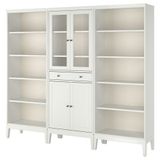 IKEA IDANAS kapaklı kitaplık beyaz - 79437273