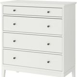 IKEA Idanas Şifonyer 4 Çekmeceli Şifonyer, Beyaz, 104X118 cm