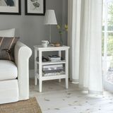 IKEA IDANAS yan sehpa beyaz - 00496048
