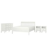 IKEA IDANAS yatak odası seti beyaz - 99499590