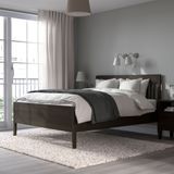 IKEA IDANAS/LURÖY çift kişilik karyola kahverengi - 89392194