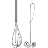 IKEA Idealisk 2'li Çırpıcı Seti Paslanmaz Çelik Malzemeden 25 cm ve 26 cm İkili Çırpma