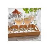 IKEA İkea 6 Adet Şarap Kadehi Yükseklik 17 Cm İkea 6Lı Set Şeffaf Cam Kadeh Hacim 250 Ml