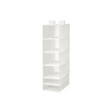 IKEA İkea Dolap İçi Asılabilir Bölmeli Düzenleyici Ölçü 35X45X125 Cm Beyaz Renk Bölmeli Düzenleyici