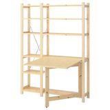 IKEA IVAR katlanır masalı raf ünitesi çam - 69606577