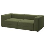 IKEA JATTEBO 3'lü kanepe samsala koyu sarı-yeşil - 69485127