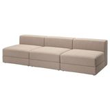 IKEA JATTEBO 4,5 kişilik kanepe samsala gri-bej - 69485085