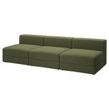 IKEA JATTEBO 4,5 kişilik kanepe samsala koyu sarı-yeşil - 39485096