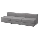 IKEA JATTEBO 4,5 kişilik kanepe tonerud gri - 99485084