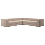 IKEA JATTEBO 6'lı köşe kanepe samsala gri-bej - 09485253