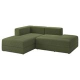 IKEA JATTEBO köşe kanepe samsala koyu sarı-yeşil - 59511278