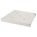 IKEA Justina 35/42x40x4 cm Ekru Sandalye Minderi