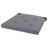 IKEA Justina 35/42x40x4 cm Gri Sandalye Minderi