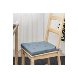 IKEA Justına Mavi Sandalye Minderi Cırt Cırt Bantlı 35/42x40x4 Cm Minder