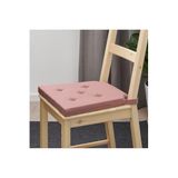Ikea Justına Pembe Sandalye Minderi Cırt Cırt Bantlı 35/42X40X4 Cm Minder Pembe,1120491243