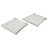IKEA JUSTINA sandalye minderi ekru - 49503212