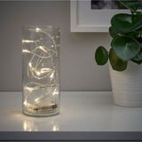 IKEA Kablosuz-Pilli Dekoratif Pilli LED Aydınlatma Zinciri Gümüş 2,1 Metre - Altın