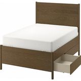 IKEA Kahverengi Dayanıklı Çift Kişilik Karyola 160X200 cm - 160 x 200 cm