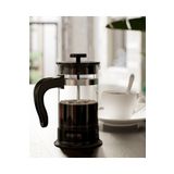 IKEA KALİTELİ Cam French Press Hacim 400 ml İkea Bitki Çayı Kahve Demliği Şeffaf Yükseklik 17 Cm