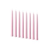 IKEA Kaliteli Klokhet 8 Adet Şamdan Mumu Yükseklik 25 Cm İkea 8'li Set Dekoratif Mum Pembe Renk