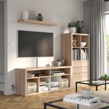 IKEA KALLAX tv ünitesi ağartılmış meşe görünümlü - 29552171