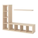 IKEA KALLAX/LACK tv ünitesi ağartılmış meşe görünümlü - 09398722