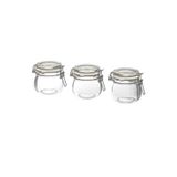 IKEA Kapaklı Cam Kavanoz 13cl, 3 Adet
