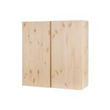 IKEA kapaklı dolap, çam, 80x30x83 cm masif çam