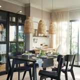 IKEA KAPPELAND sarkıt lamba abajur başlığı rattan - 80540189