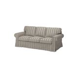 IKEA Karlshov Bej-Çok Renkli 3'lü Kanepe