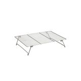 IKEA Katlanabilir Ayaklı Soğutma Tepsisi, 39x28 cm, Paslanmaz Çelik, Gri