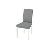 IKEA Kattil Kumaş Beyaz-Knisa Açık Gri Sandalye