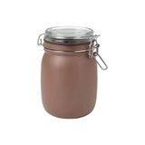 IKEA Kavanoz 1 Lt Çap: 12 Cm Yükseklik: 16.5 Cm Contalı Kilitli Kahverengi