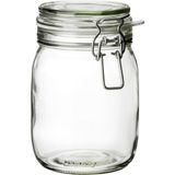 IKEA Kavanoz Hava Geçirmez Kilitli Kapaklı Contalı Aroma Koruyucu 1 lt 17 x 12 cm - 1 Adet - 1000 ml - Şeffaf
