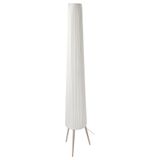 IKEA Kayın Ahşap Beyaz Elegant Yer Lambası, 154 cm, E27 Duy Tipi