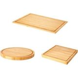 IKEA Kesme Tahtası Meridyendukkan Bambu 3parça Kesme Tahtası 3 Lü