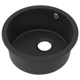 IKEA KILSVIKEN tek gözlü eviye siyah - 20432989
