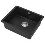 IKEA KILSVIKEN/LILLVIKEN tek gözlü eviye siyah - 59337024