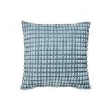IKEA Kırlent Kılıfı, 50x50 cm, Bebe Mavisi, Puantiye Temalı,%100 Polyester