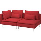 IKEA Kırmızı Şık Kanepe - 3'lü Kanepe