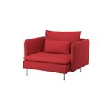 IKEA Kırmızı Tekli Koltuk, Ergonomik Tasarım, Tonerud Rengi