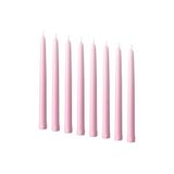 IKEA Klokhet 8'li Set Dekoratif Mum, 25 cm Yükseklik, Pembe