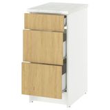 IKEA KNOXHULT çekmeceli alt dolap meşe görünümlü - 60603979