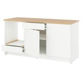 IKEA KNOXHULT çekmeceli ve kapaklı alt dolap dekoratif beyaz - 90603973