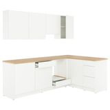 IKEA KNOXHULT köşe mutfak dolabı kombinasyonu beyaz - 09581419