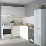 IKEA KNOXHULT köşe mutfak dolabı kombinasyonu beyaz - 49388405