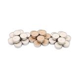 IKEA Kokulu Mum 38 mm 30 Adet Tatlı Vanilya Kokulu Mini Mumlar Dekoratif - Beyaz - 1 Adet